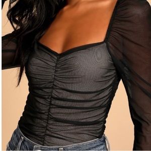 Lulu’s Black Bodysuit